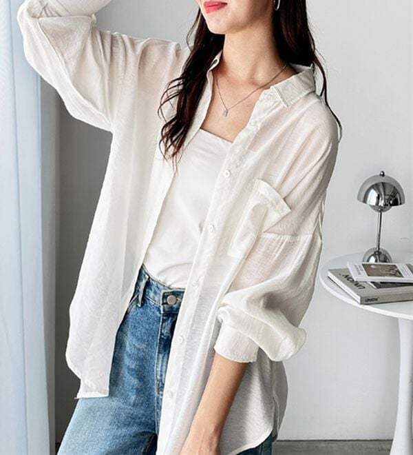 GeeRA（ジーラ）の「アソート柄オーバーサイズシャツ（シャツ）」｜詳細画像