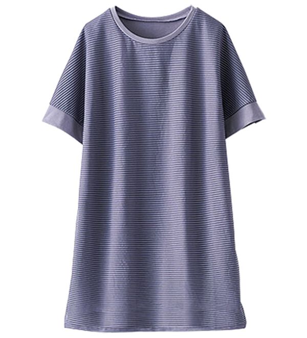 BELLUNA（ベルーナ）の「ボーダーチュール重ねチュニック（チュニック）」｜詳細画像