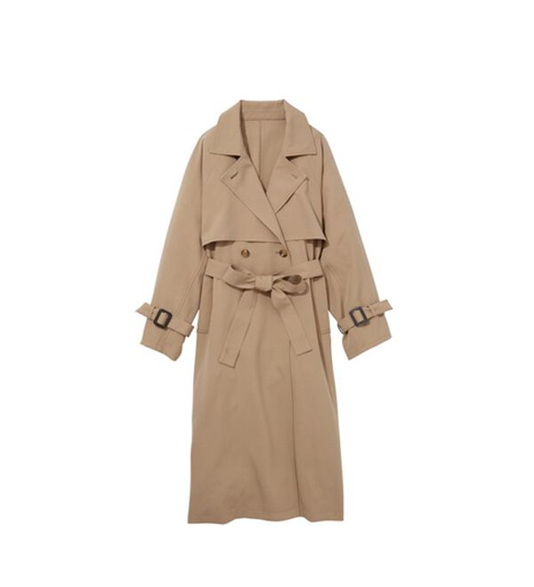ドラマ着用商品』上品オーバーサイズトレンチコート - ベルーナ【公式】