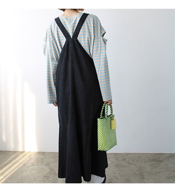 GeeRA（ジーラ）の「袖スリットボーダーカットソー（カットソー）」｜詳細画像