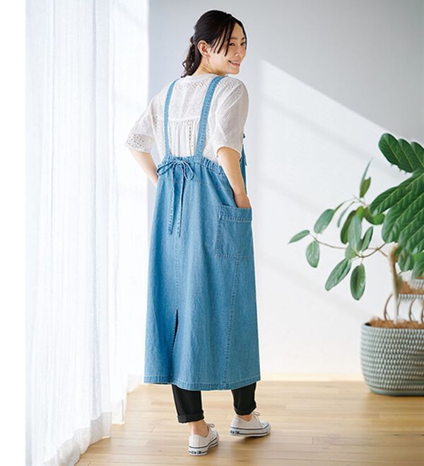BELLUNA（ベルーナ）の「＜＆ｃｏｃｏｃｈｉ＞チュニックの下にはくゆるパンツ（フルレングスパンツ）」｜詳細画像