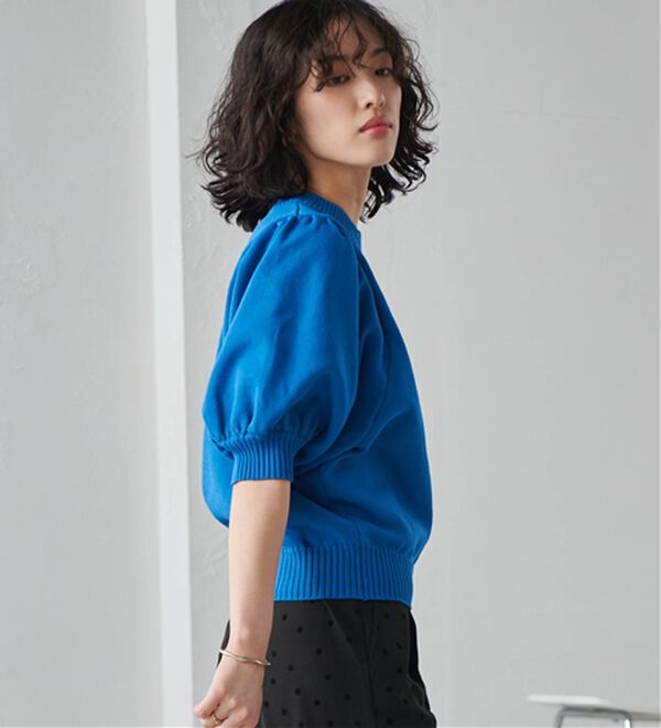 ボリュームパフスリーブニットトップス - ベルーナ【公式】