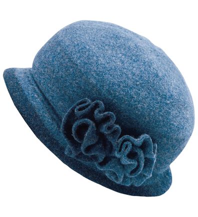 BELLUNA（ベルーナ）の「バスクウール混サイドポイントクロッシェ（帽子）」