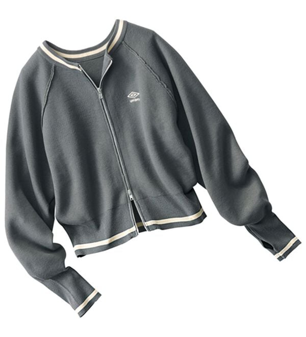 BELLUNA（ベルーナ）の「【ＵＭＢＲＯ】配色ライン使いダブルジップジャケット（その他ジャケット）」｜詳細画像