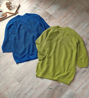 BELLUNA（ベルーナ）の「抄繊糸使いホールガーメントプルオーバー（ニット・セーター）」｜詳細画像