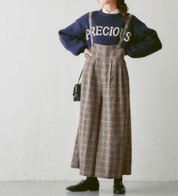 Viola e Viola（ヴィオラ エ ヴィオラ）の「ゆるサロペットワイドパンツ（オールインワン）」｜詳細画像