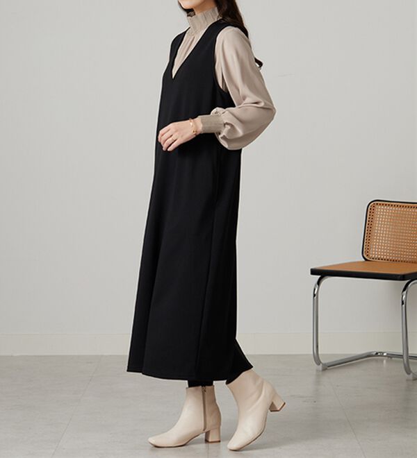 BELLUNA（ベルーナ）の「リブニット使いチュニック（チュニック）」｜詳細画像