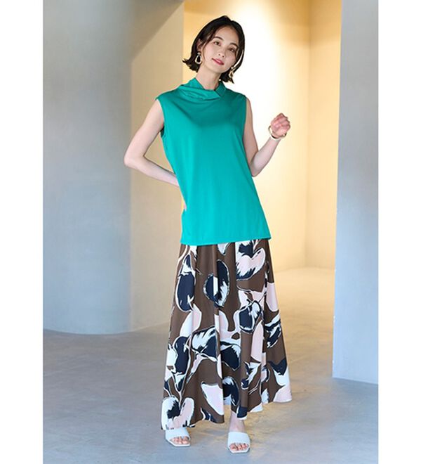 RANAN（ラナン）の「スリーブレスハイネックプルオーバー（カットソー）」｜詳細画像