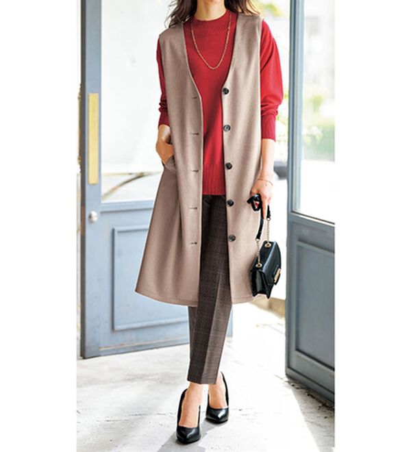 BELLUNA（ベルーナ）の「もちもち素材ハイネックニットプルオーバー（ニット・セーター）」｜詳細画像