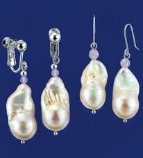 BELLUNA（ベルーナ）の「バロックパール　イヤリング・ピアス（イヤリング・ピアス）」
