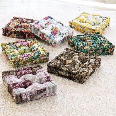 「高級ゴブラン織厚みたっぷりクッキークッション（チェアカバー・チェアパッド）」