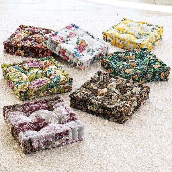 「高級ゴブラン織厚みたっぷりクッキークッション（チェアカバー・チェアパッド）」｜詳細画像