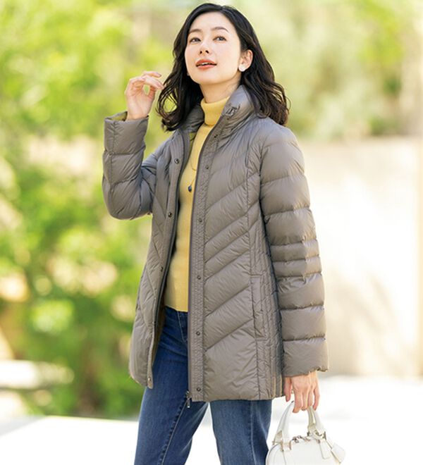 ルフラン（ルフラン）の「すっきり軽量ダウンジャケット（ダウンコート・ジャケット・ベスト）」｜詳細画像