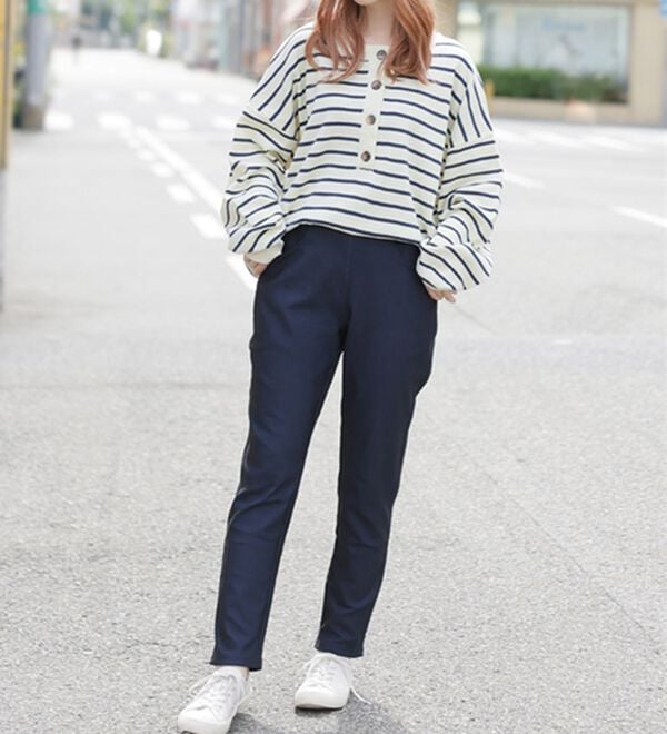 A HAPPY MARILYN（アハッピーマリリン）の「【Ｍ～８Ｌ】楽ちん暖かスキニーパンツ（スリム・スキニーパンツ）」｜詳細画像