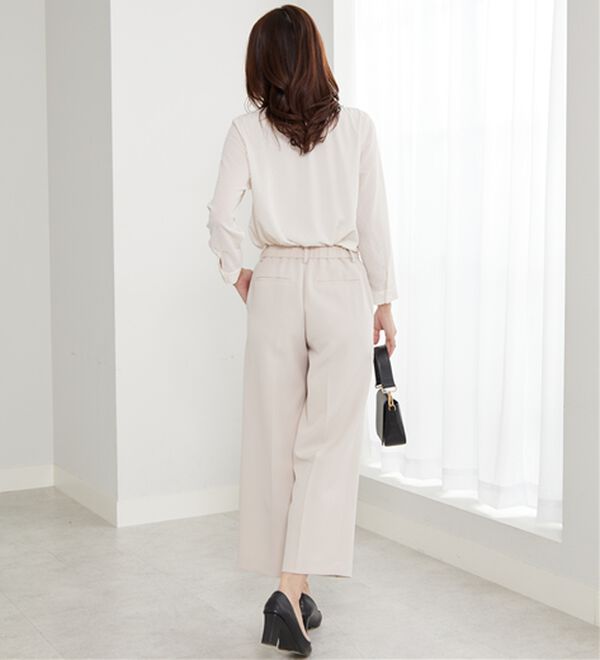 BELLUNA（ベルーナ）の「＜Ｃ／Ｓ＞センタータックワイドパンツ（ワイドパンツ・ガウチョ）」｜詳細画像