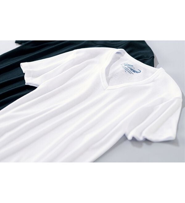 「【３枚組】＜クロコダイル＞夏用さらっと着心地の綿１００％インナー（メンズ肌着・インナーウェア）」｜詳細画像