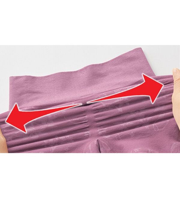 「【５色組】綿混ジャカードロングショーツガードル（ショーツ）」｜詳細画像