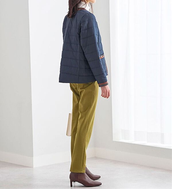 BELLUNA（ベルーナ）の「防風&times;ストレッチ素材ストレートパンツ（フルレングスパンツ）」｜詳細画像