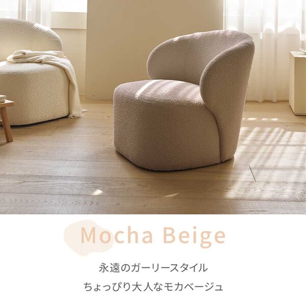 iellio（イエリオ）の「Ｒｏｏｍｎｈｏｍｅ一人掛ゆったりもこもこソファ＜ヘイズ＞＜ソファー・１人掛け・コンパクト・韓国風＞（ソファ）」｜詳細画像