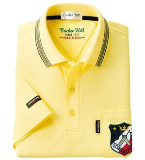 「新デザイン半袖ブランドポロシャツ（メンズポロシャツ）」｜クリーム