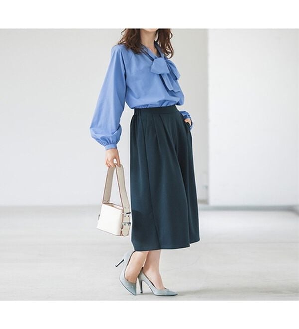 裏起毛ガウチョパンツ クロップド - ベルーナ【公式】