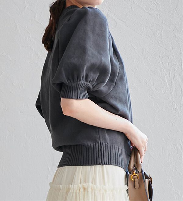 RANAN（ラナン）の「ボリュームパフスリーブニットトップス（ニット・セーター）」｜詳細画像