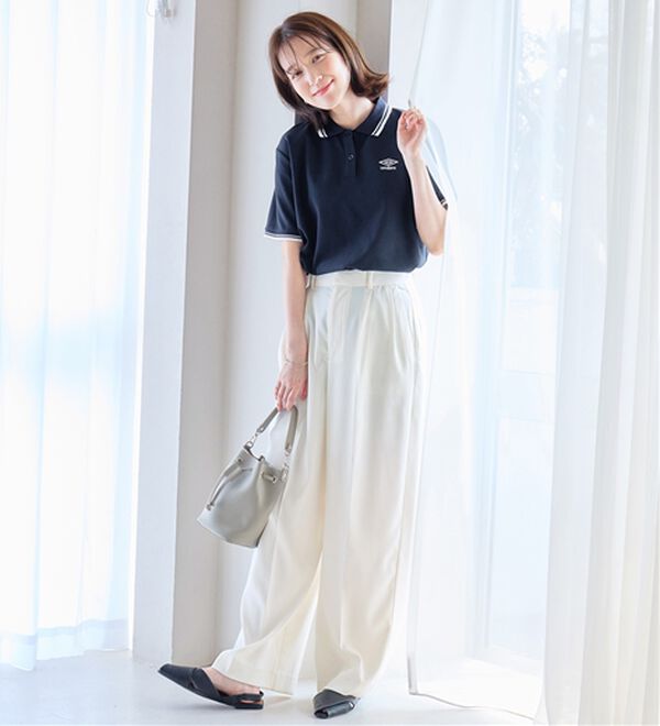 alotta（アロッタ）の「【アンブロ】　配色デザインポロシャツ（ポロシャツ）」｜詳細画像