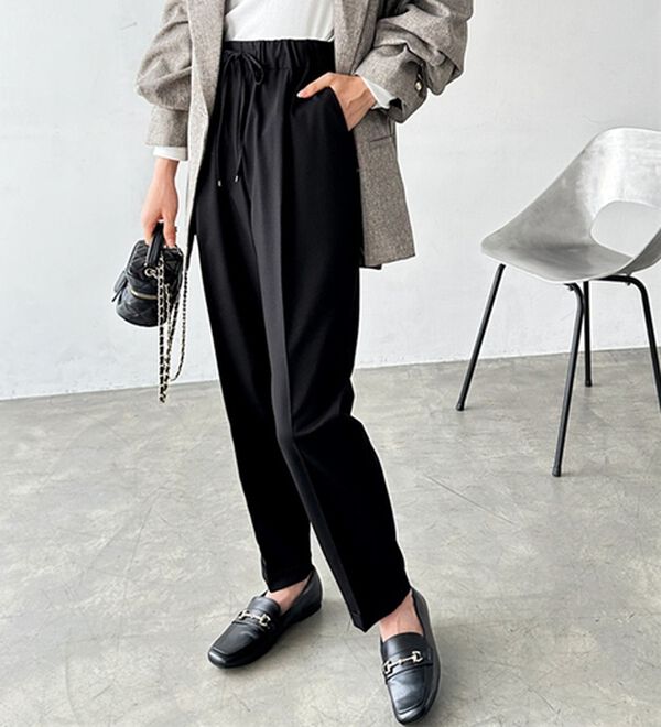 美脚とろみタックパンツ - ベルーナ【公式】