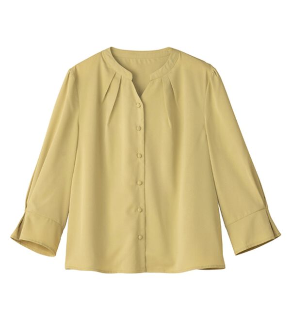 alotta（アロッタ）の「キャンディースリーブくるみボタンブラウス（ブラウス）」｜詳細画像