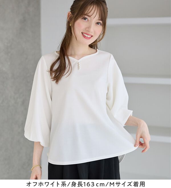 alotta（アロッタ）の「【２点セット】洗える！楽キレイセットアップ（ブラウススーツ）」｜詳細画像