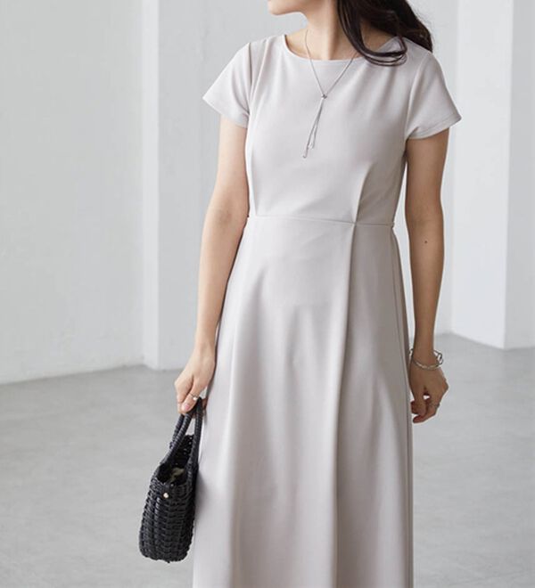 RANAN（ラナン）の「上品見えバックギャザーワンピース（その他ワンピース）」｜詳細画像