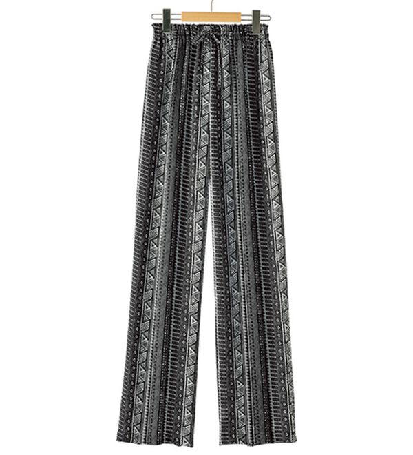 BELLUNA（ベルーナ）の「【３本組】楊柳素材イージーパンツ（その他パンツ）」｜詳細画像