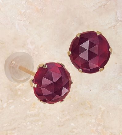 BELLUNA（ベルーナ）の「大粒ルビー１０金ピアス（イヤリング・ピアス）」