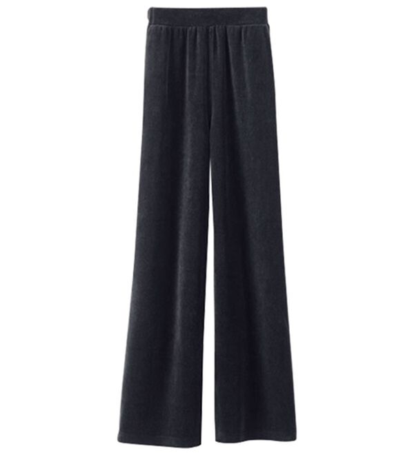 BELLUNA（ベルーナ）の「綺麗見えベロアワイドパンツ（フルレングスパンツ）」｜詳細画像