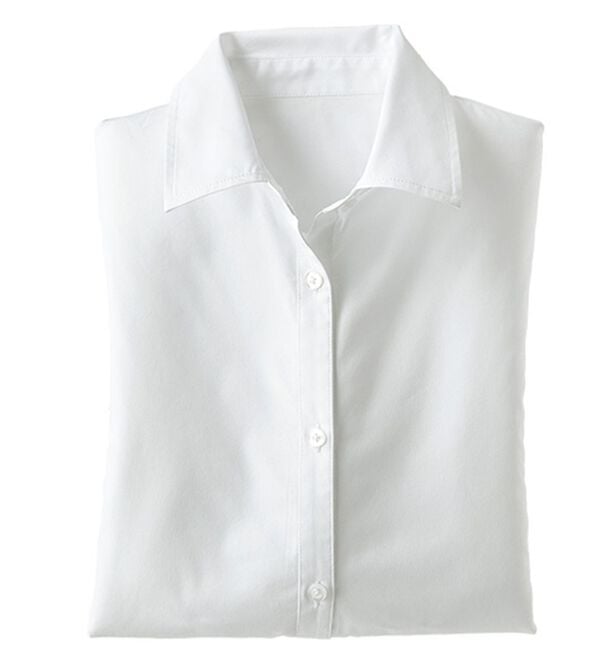 BELLUNA（ベルーナ）の「【選べる袖丈】洗える！ストレッチイージーケアシャツ（シャツ）」｜白