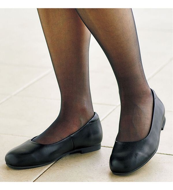 BELLUNA（ベルーナ）の「５Ｅ牛革フォーマルフラットパンプス（パンプス）」｜詳細画像