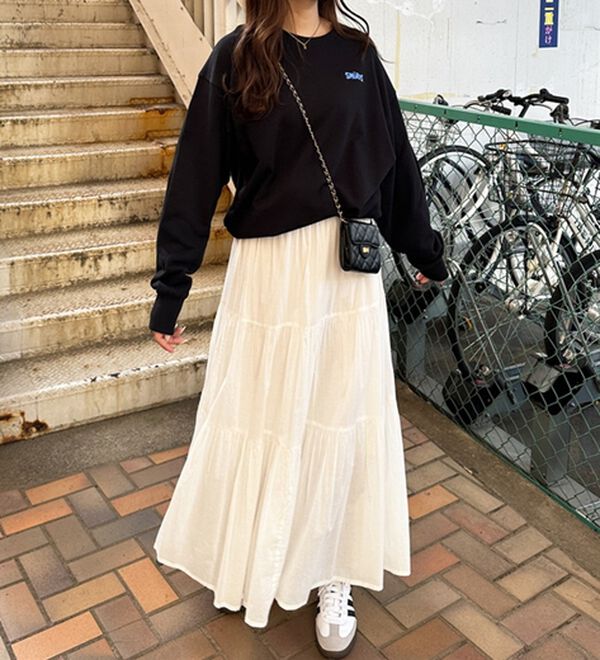 GeeRA（ジーラ）の「【スマーフ】コラボプリントスウェット（メンズカットソー）」｜詳細画像