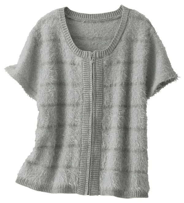 BELLUNA（ベルーナ）の「シャギー使いベストニットアンサンブル（アンサンブル）」｜詳細画像