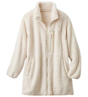 LAVIENNE（ラヴィエンヌ）の「ふわふわフリースジャケット（パジャマ・ルームウェア）」｜アイボリー