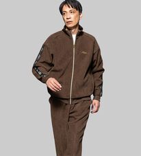 「＜ケイパ＞コーデュロイジャージスーツ（ビジネススーツ）」