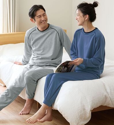 「毎日活躍！スウェット上下セット（メンズルームウェア）」