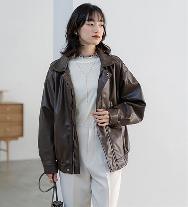 BELLUNA（ベルーナ）の「重ね着風フリル衿プルオーバー（カットソー）」｜詳細画像