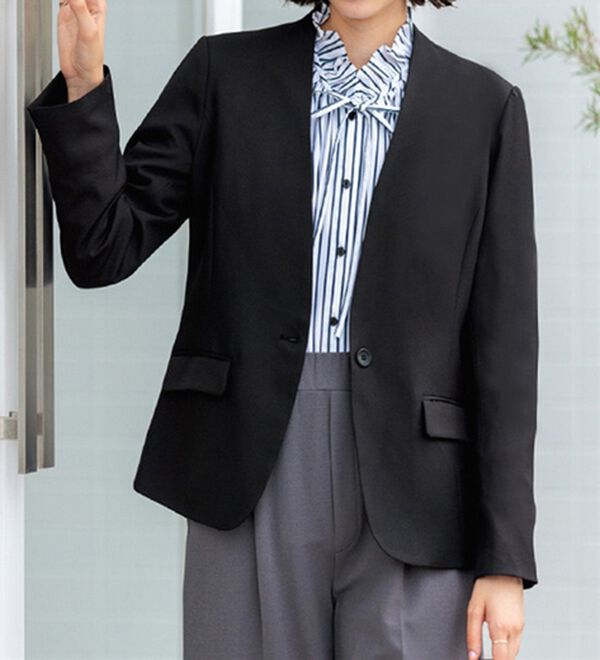 GeeRA（ジーラ）の「洗える！ストレッチカセットスーツ（その他ワンピース）」｜詳細画像