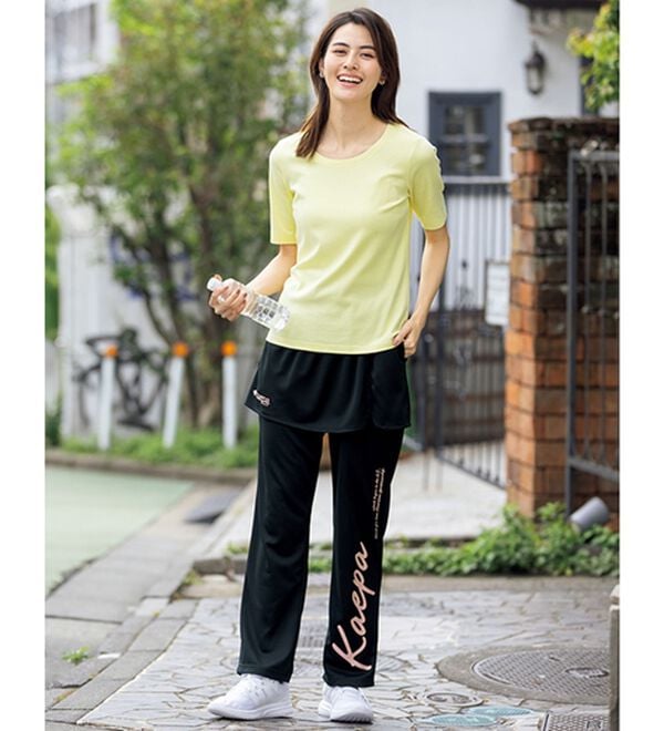 ルフラン（ルフラン）の「【２本組】＜ｋａｅｐａ＞スカート付ジャージパンツ（その他パンツ）」｜詳細画像