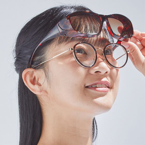 「メガネの上からもかけられるＵＶ偏光オーバーグラス（その他日用品）」｜詳細画像