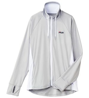「＜ＦＩＬＡ＞涼感ＵＶカットパーカ（パーカー）」｜グレー
