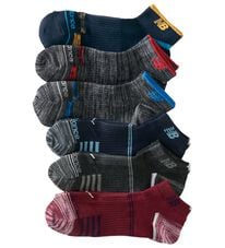 「【６足組】＜ニューバランス＞スポーティフィットデザインソックス（メンズ靴下・タイツ）」