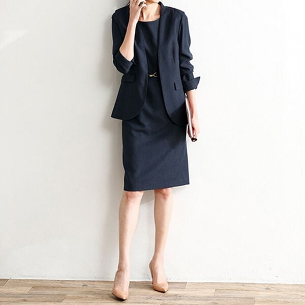 洗える！カラーレスボックスジャケット - ベルーナ【公式】