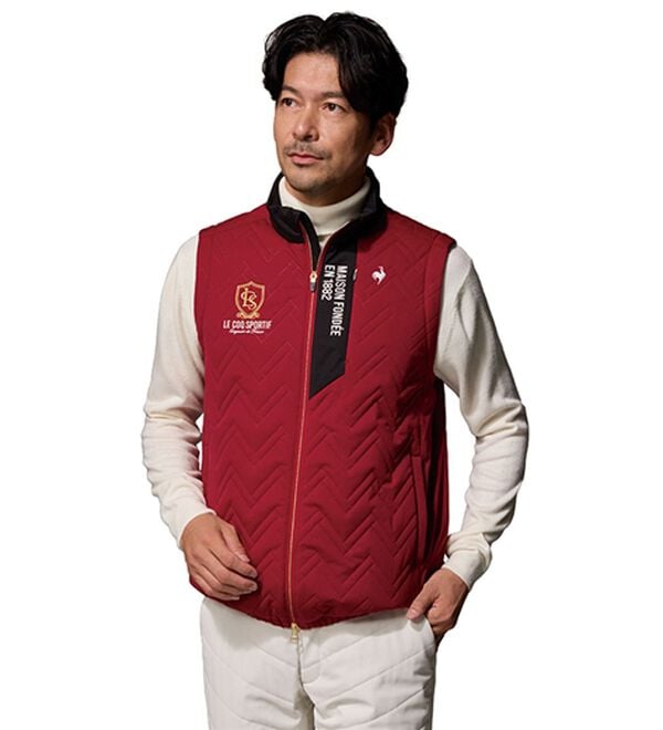 「＜ルコックスポルティフ＞ヒートナビ中わたピンソニック２ＷＡＹブルゾン（メンズジャケット）」｜詳細画像
