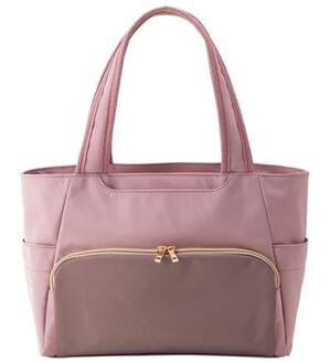 BELLUNA（ベルーナ）の「人間工学　多収納手提げ（ハンドバッグ）」｜パープル